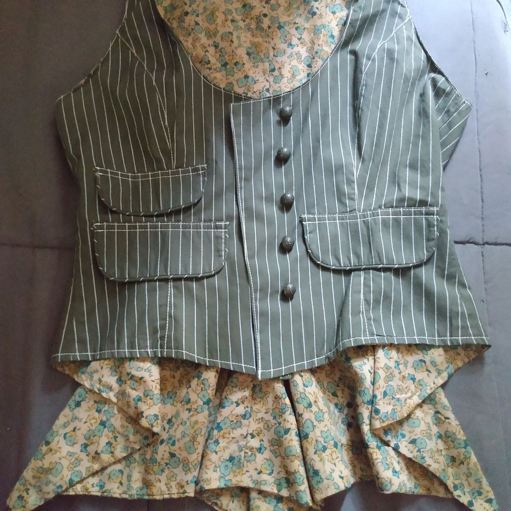 Antique inspired vest by Hazel